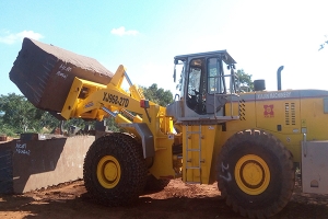 block forklift loader