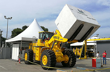 Entering South America, XIAJIN forklift loader shines in Brazil Vitoria Exhibition