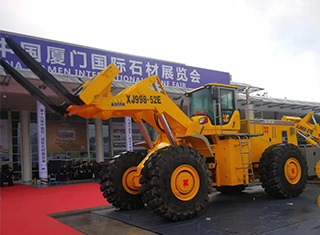 XIAJIN FORKLIFT LOADER at the 19th Xiamen International Stone Exhibition