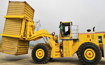 container rotating loader unloading Powder