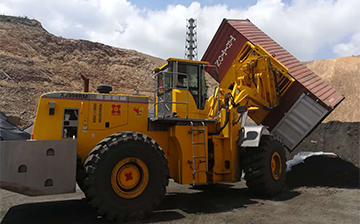 Container Rotating Loader