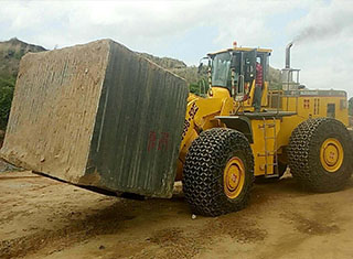 Xiajin Forklift loader meets with you at the Indida Bangalore International Stone Exhibition